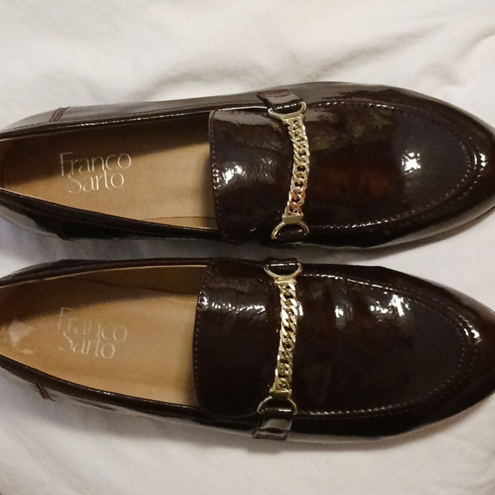 Franco Sarto patent loafer